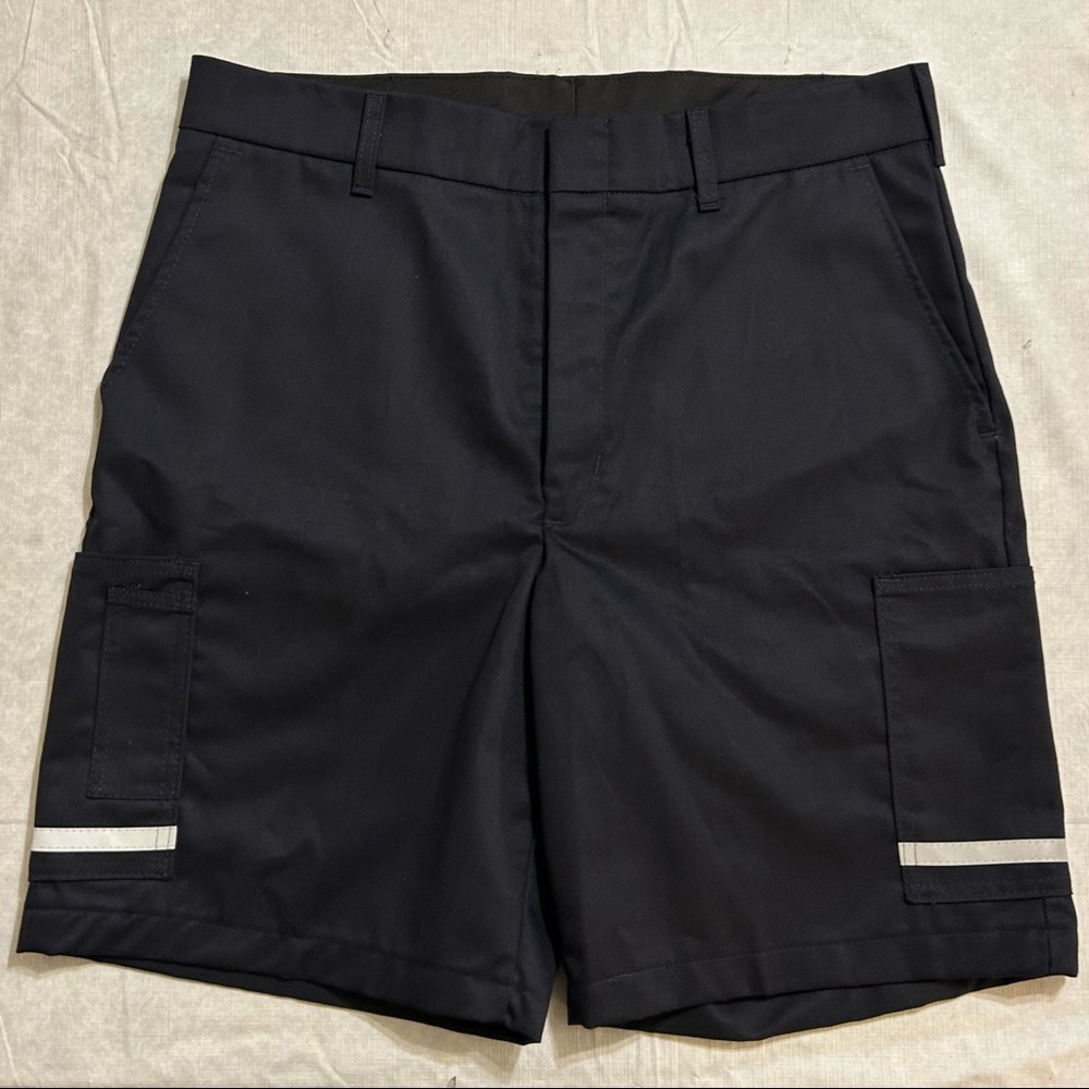 FedEx Stan Herman Blue Employee Delivery Uniform Reflective Shorts 36 x 9